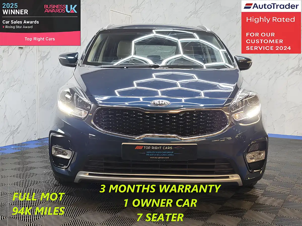 Used 2017 Kia Carens 3 Blue - Interior and Exterior details 2