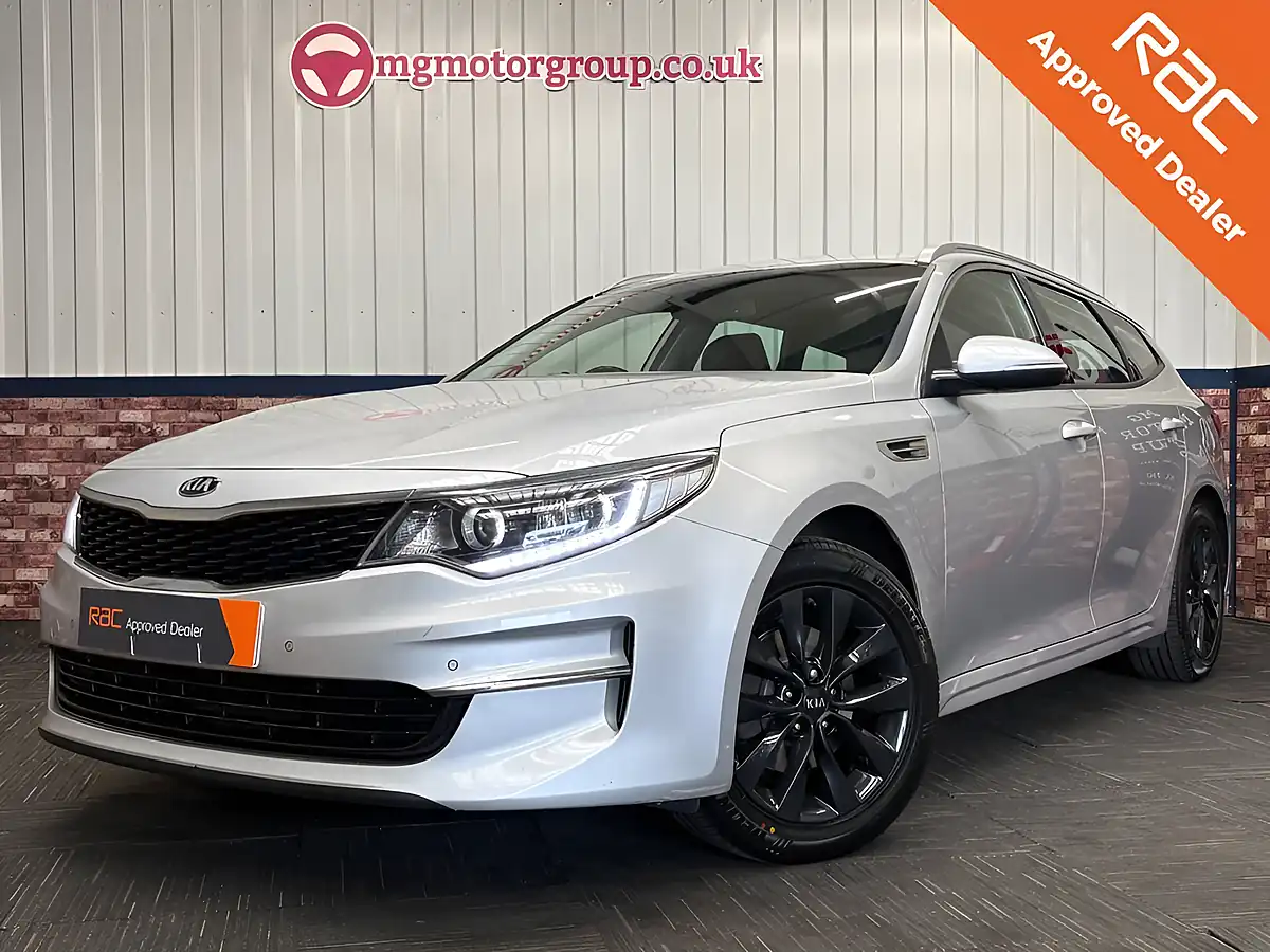 Used 2017 Kia Optima 2 Sportswagon Satin Silver - Front View