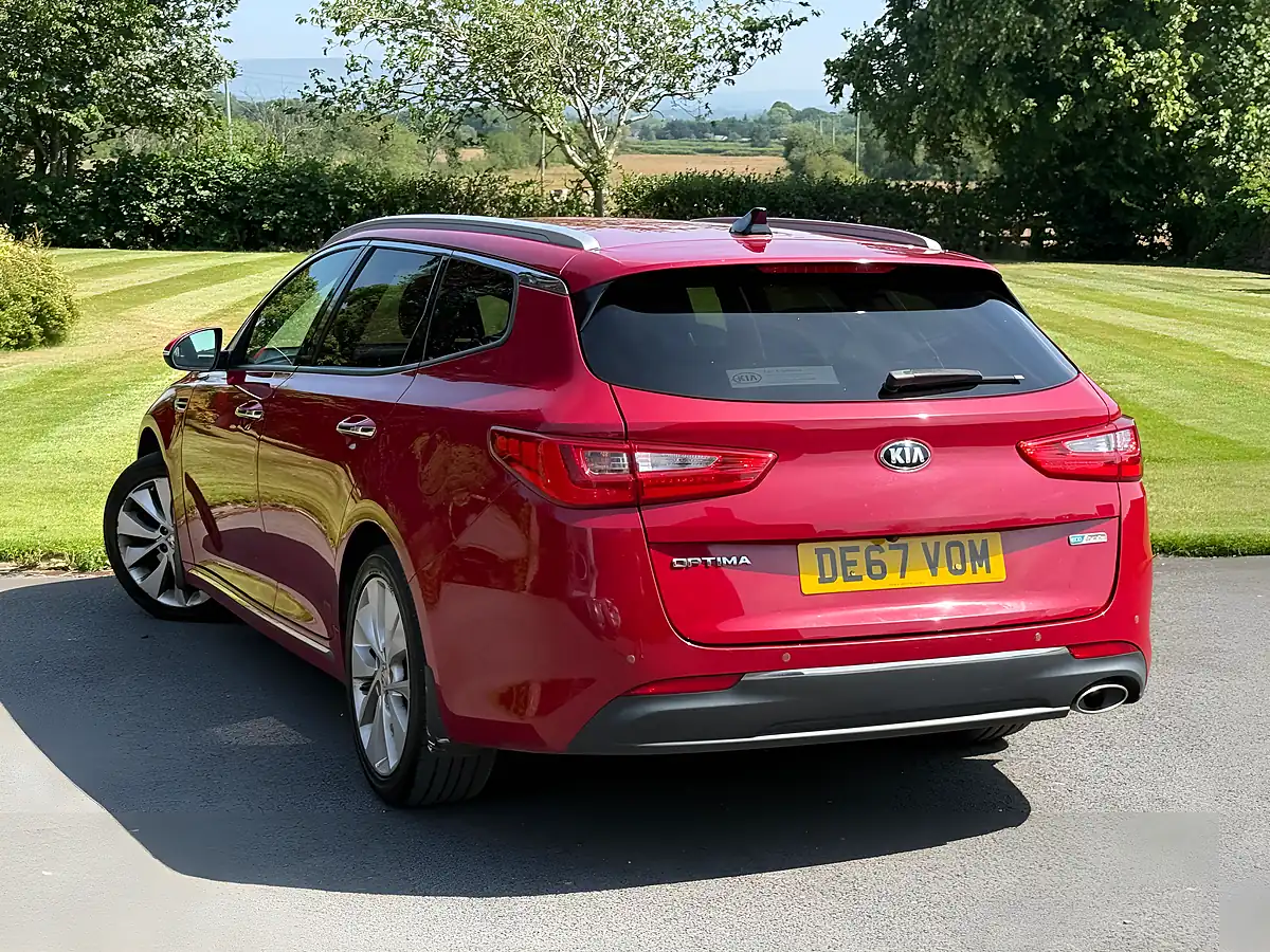 Used 2017 Kia Optima 3 Sportswagon Red - Interior and Exterior details 20