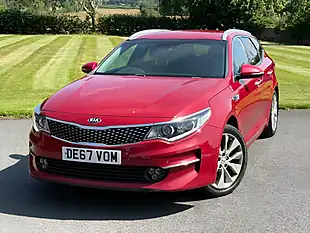 Used 2017 Kia Optima 3 Sportswagon Red - Interior and Exterior details 5