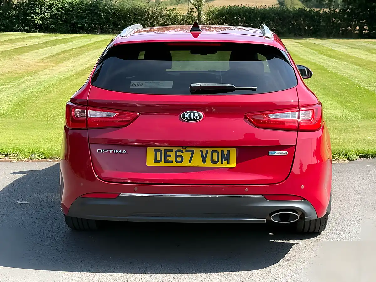 Used 2017 Kia Optima 3 Sportswagon Red - Interior and Exterior details 6