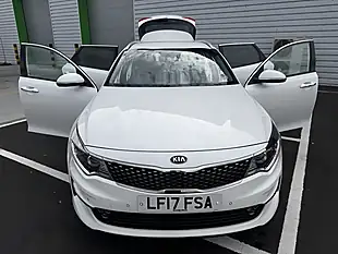 Used 2017 Kia Optima 3 White - Interior and Exterior details 10