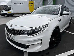 Used 2017 Kia Optima 3 White - Interior and Exterior details 2