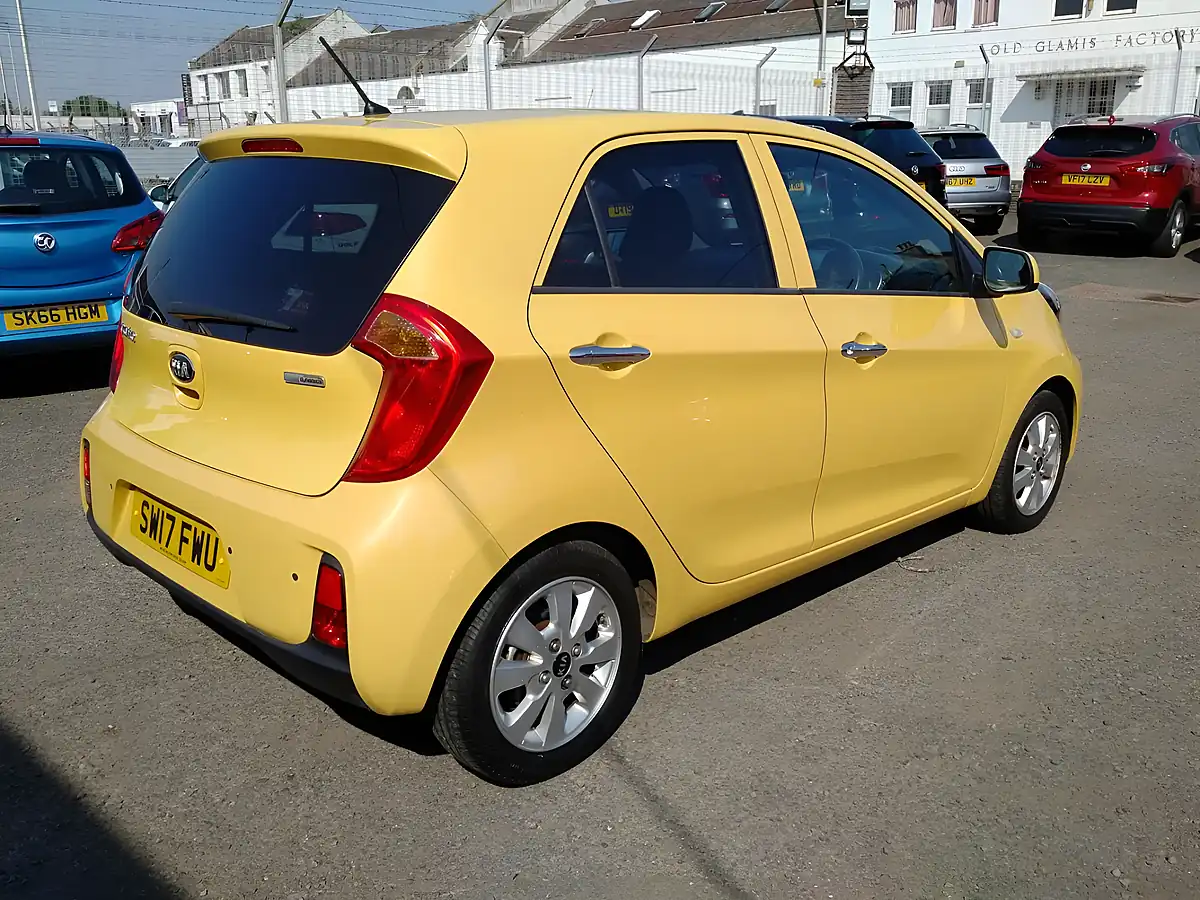 Used 2017 Kia Picanto Se Yellow - Interior and Exterior details 5