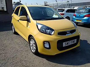 Used 2017 Kia Picanto Se Yellow - Interior and Exterior details 9