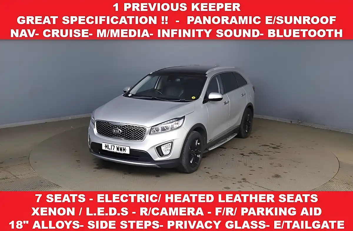 Used 2017 Kia Sorento KX-3 Silver - Front View