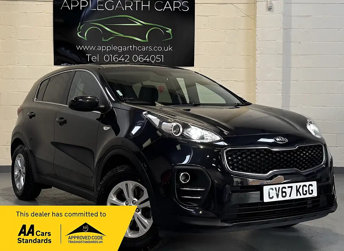 Used 2017 Kia Sportage 1 Black - Front View