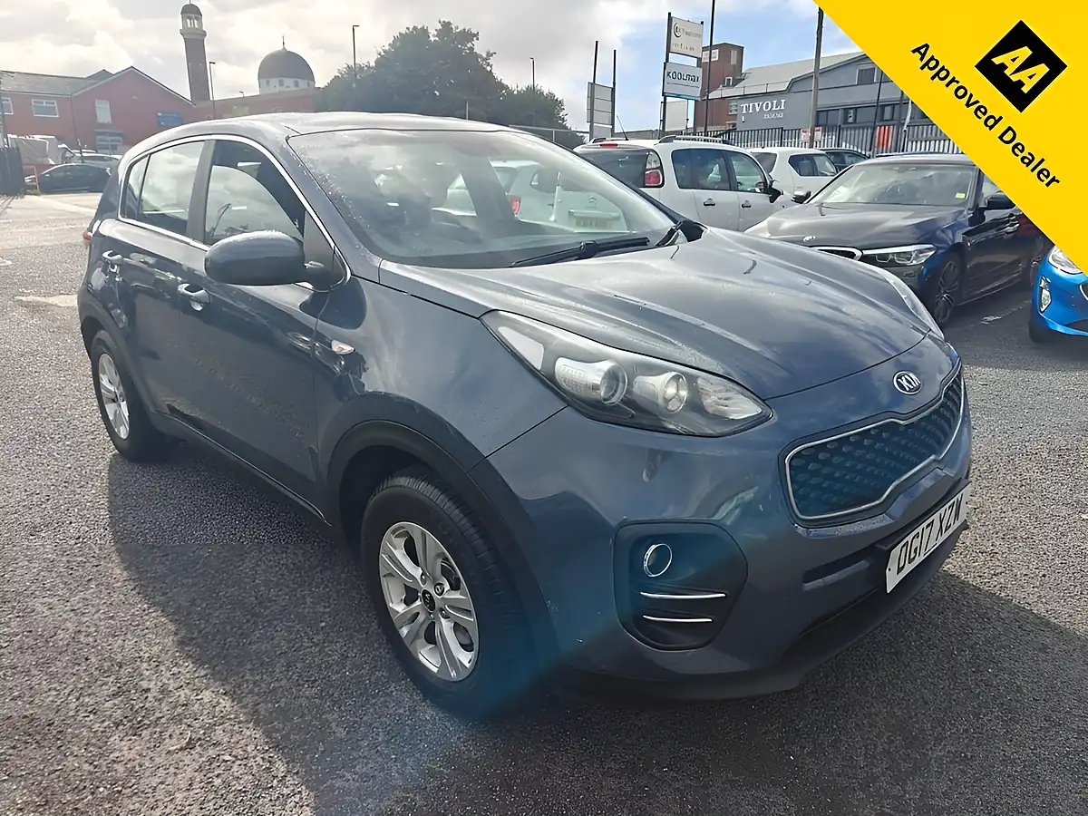 Used 2017 Kia Sportage 1 Blue - Front View