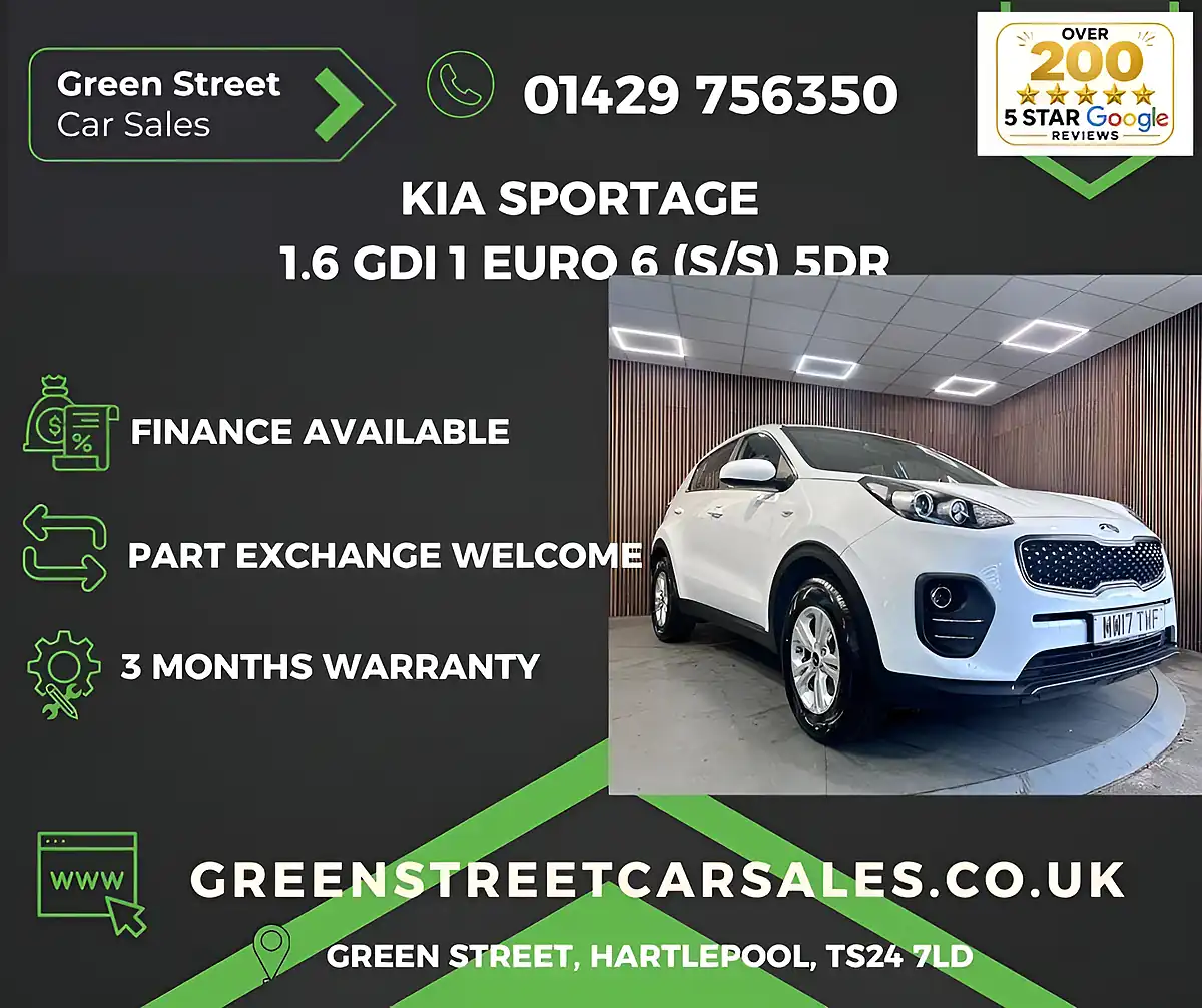 Used 2017 Kia Sportage 1 White - Interior and Exterior details 2