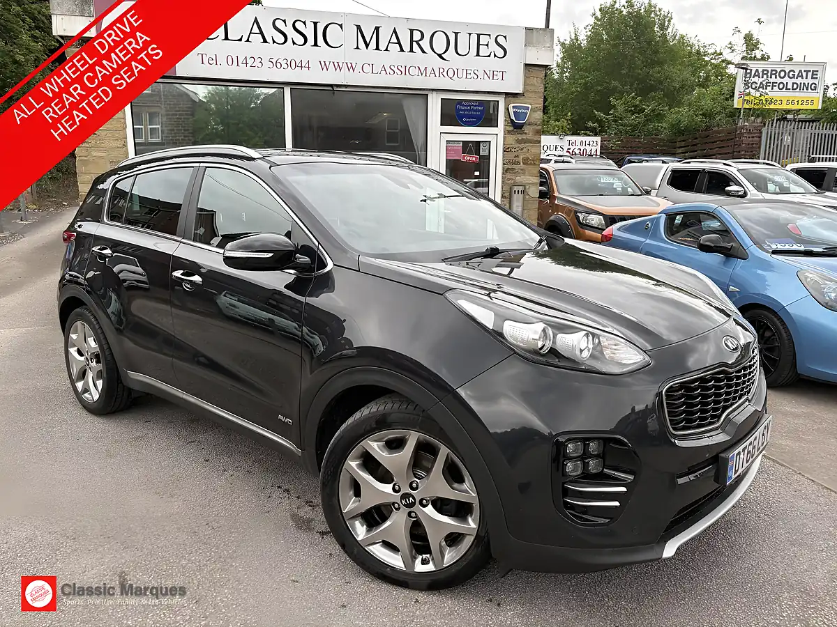 Used 2017 Kia Sportage GT-Line Black - Front View