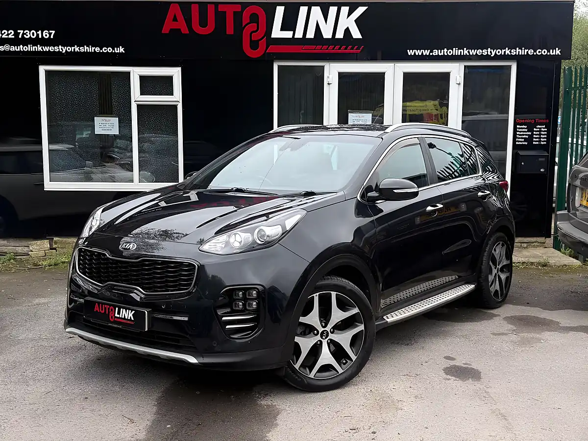 Used 2017 Kia Sportage GT-Line Edition Black - Front View