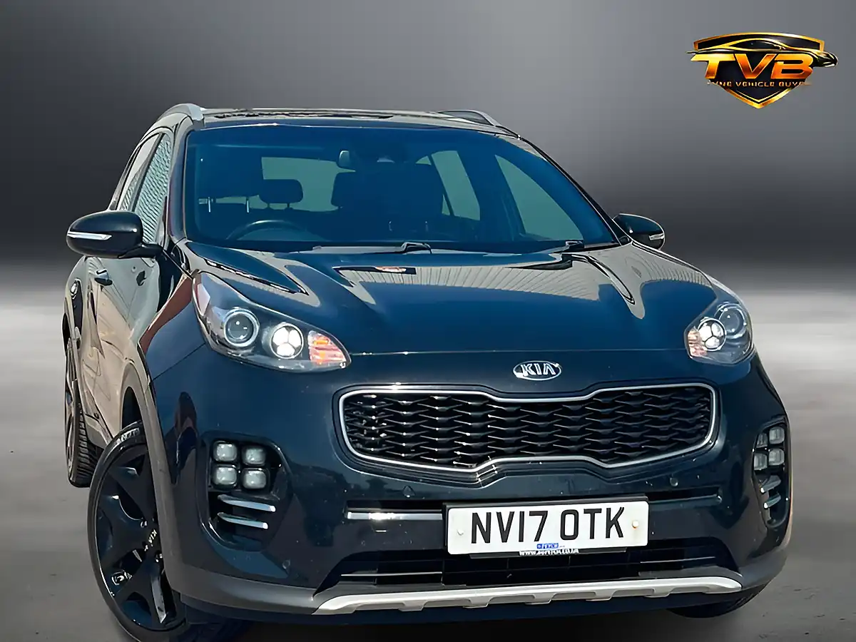 Used 2017 Kia Sportage GT-Line Edition Phantom Black - Front View