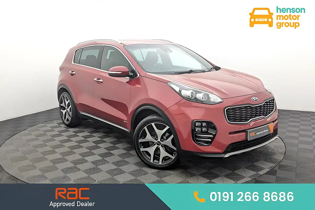 Used 2017 Kia Sportage GT-Line Red - Front View