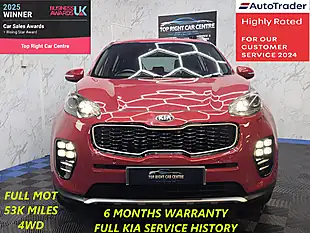Used 2017 Kia Sportage GT-Line Red - Interior and Exterior details 3