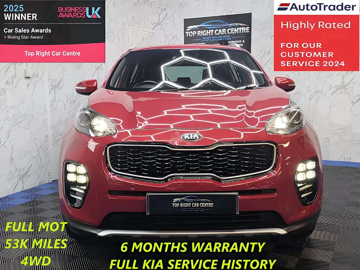 Used 2017 Kia Sportage GT-Line Red - Interior and Exterior details 3