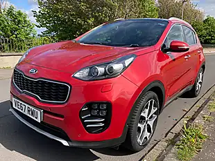 Used 2017 Kia Sportage GT-Line S Red - Interior and Exterior details 6