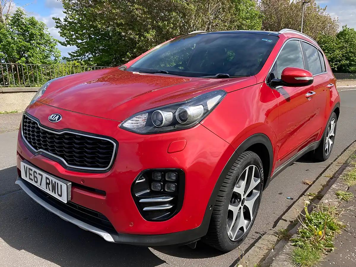Used 2017 Kia Sportage GT-Line S Red - Interior and Exterior details 6