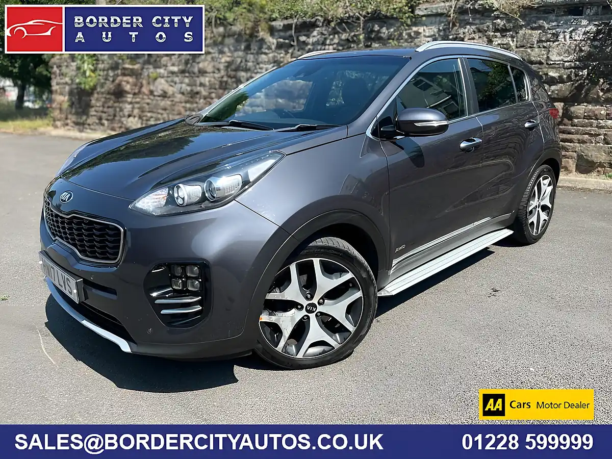 Used 2017 Kia Sportage GT-Line Silver - Front View