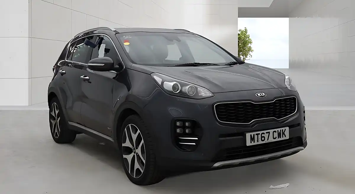 Used 2017 Kia Sportage GT-Line Silver - Front View