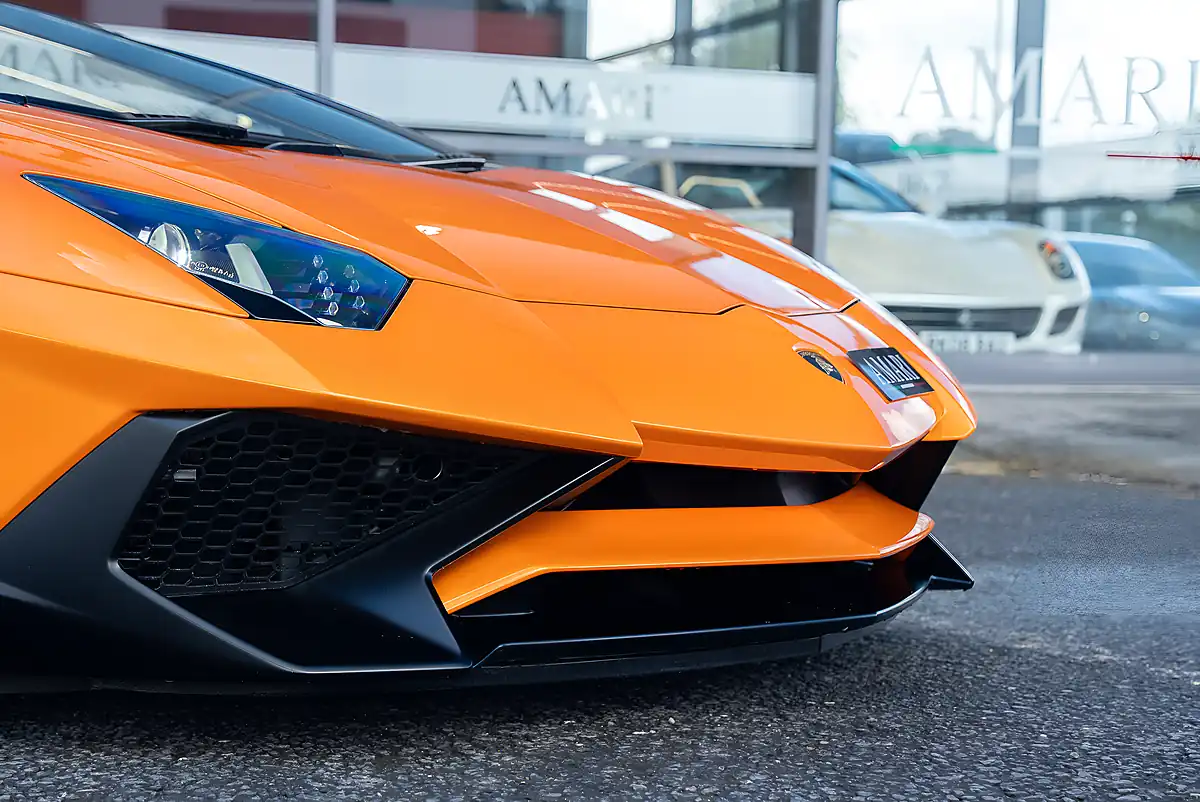 Used 2017 Lamborghini Aventador Sv Roadster Arancio Atlas - Interior and Exterior details 15