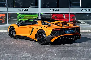 Used 2017 Lamborghini Aventador Sv Roadster Arancio Atlas - Interior and Exterior details 19