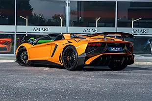 Used 2017 Lamborghini Aventador Sv Roadster Arancio Atlas - Interior and Exterior details 4