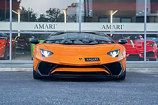 Used 2017 Lamborghini Aventador Sv Roadster Arancio Atlas - Interior and Exterior details 5