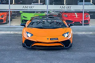 Used 2017 Lamborghini Aventador Sv Roadster Arancio Atlas - Interior and Exterior details 6