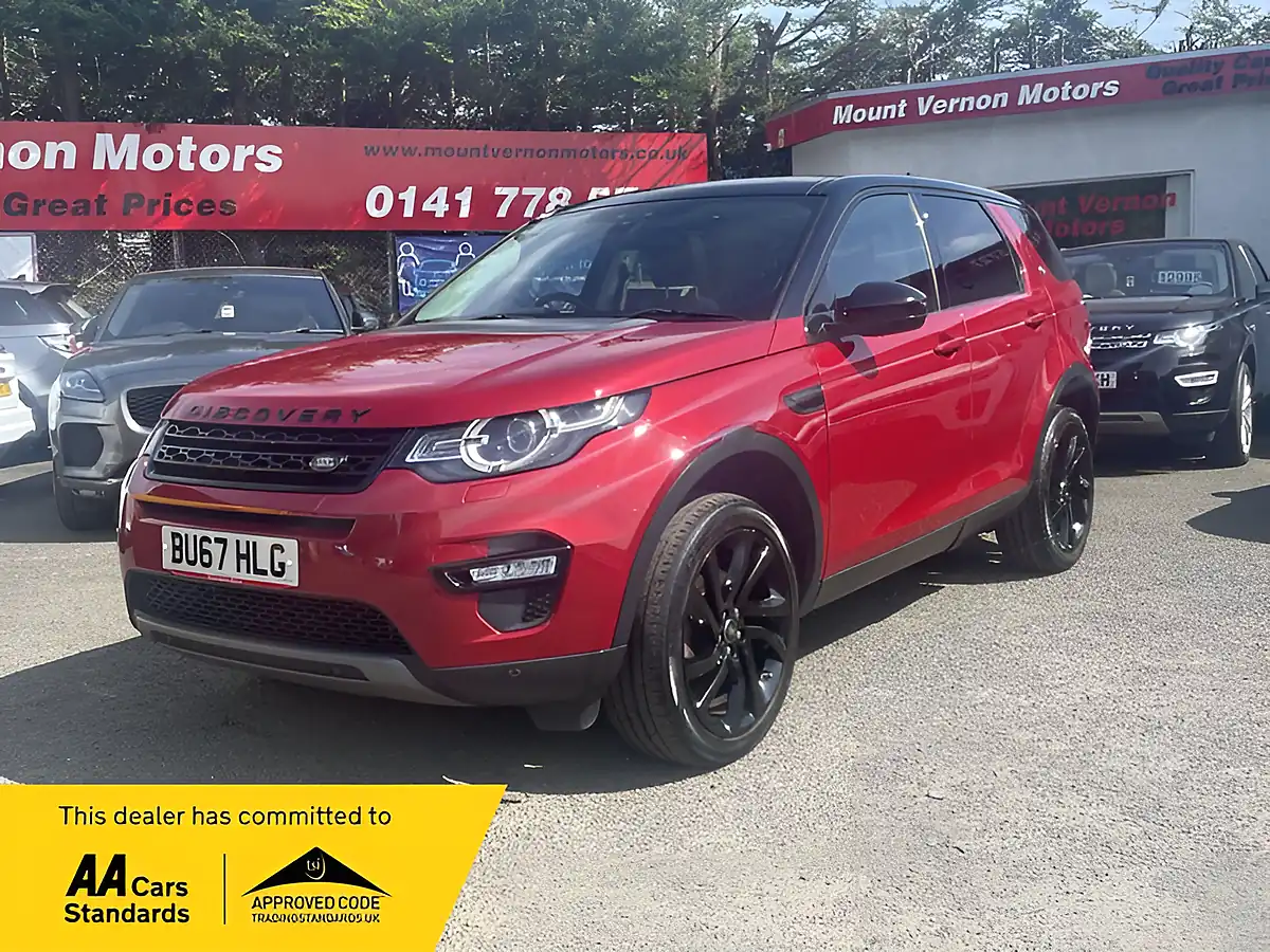 Used 2017 Land Rover Discovery Sport Hse Black Red - Front View