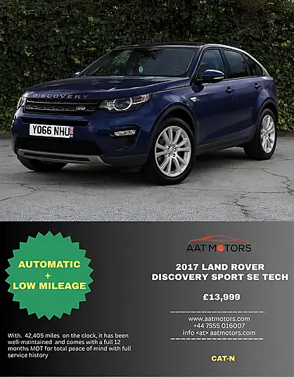 2017 Land Rover Discovery Sport SE Tech 2.0d