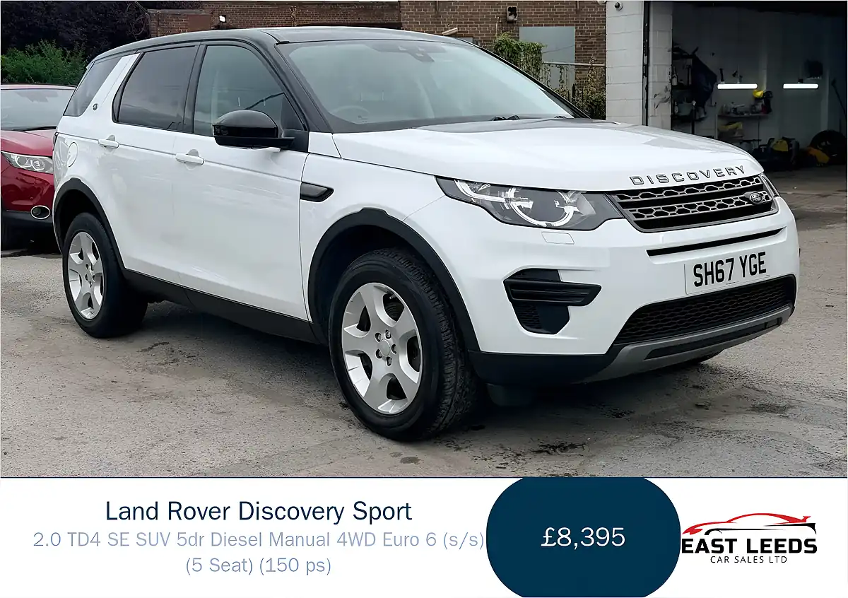 Used 2017 Land Rover Discovery Sport Se White - Front View