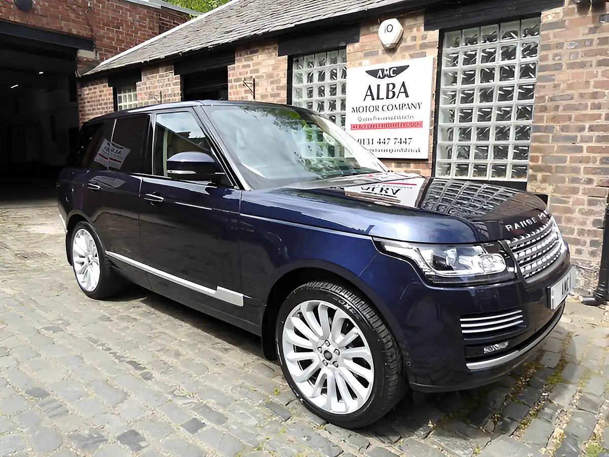 Used 2017 Land Rover Range Rover Autobiography Blue - Front View