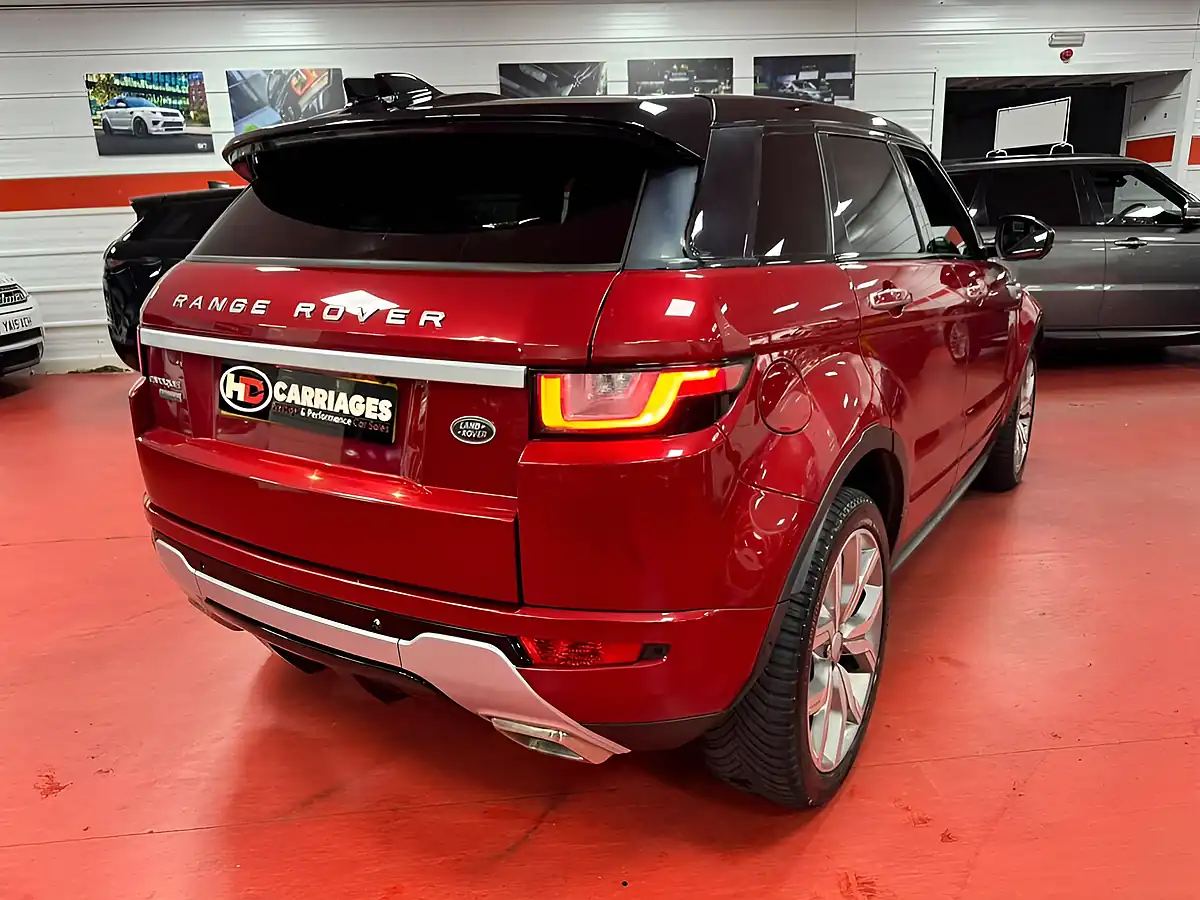 Used 2017 Land Rover Range Rover Evoque Autobiography Red - Interior and Exterior details 10