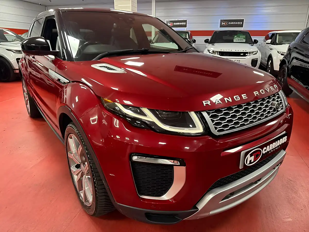 Used 2017 Land Rover Range Rover Evoque Autobiography Red - Interior and Exterior details 5