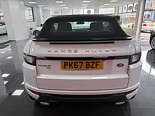 Used 2017 Land Rover Range Rover Evoque Hse Dynamic Convertible White - Interior and Exterior details 11