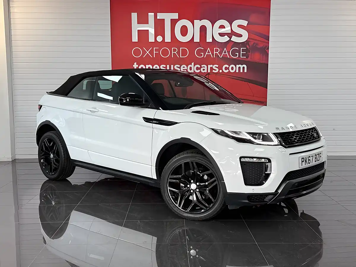 Used 2017 Land Rover Range Rover Evoque Hse Dynamic Convertible White - Interior and Exterior details 2