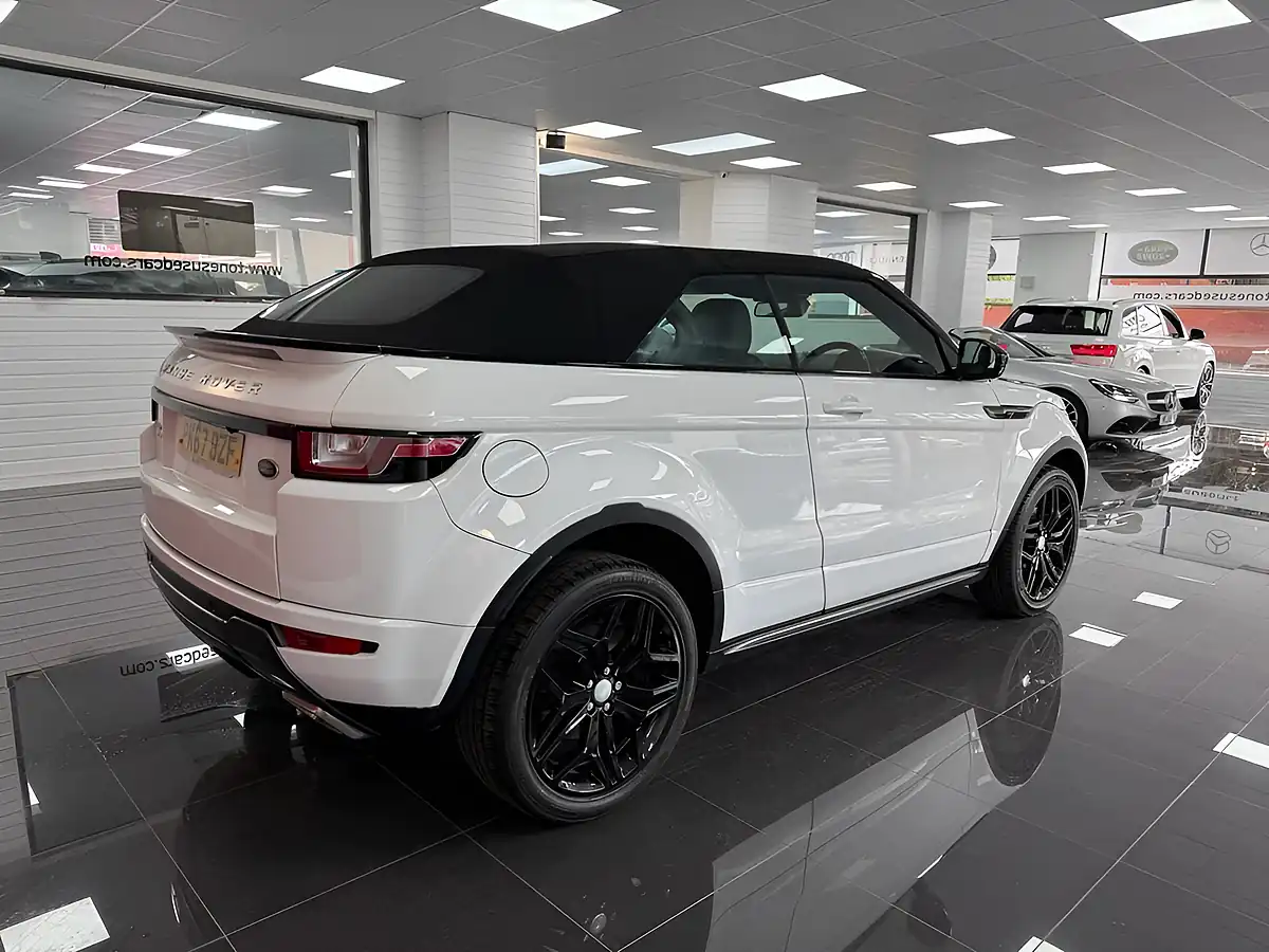 Used 2017 Land Rover Range Rover Evoque Hse Dynamic Convertible White - Interior and Exterior details 3