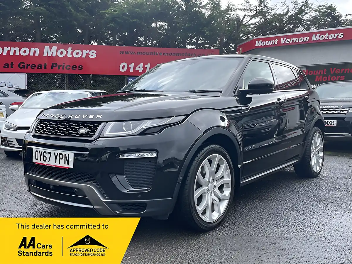 Used 2017 Land Rover Range Rover Evoque Hse Dynamic Lux Black - Front View