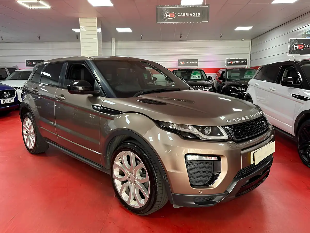 Used 2017 Land Rover Range Rover Evoque Hse Dynamic Lux Brown - Front View