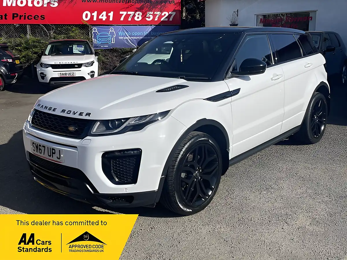 Used 2017 Land Rover Range Rover Evoque Hse Dynamic White - Front View
