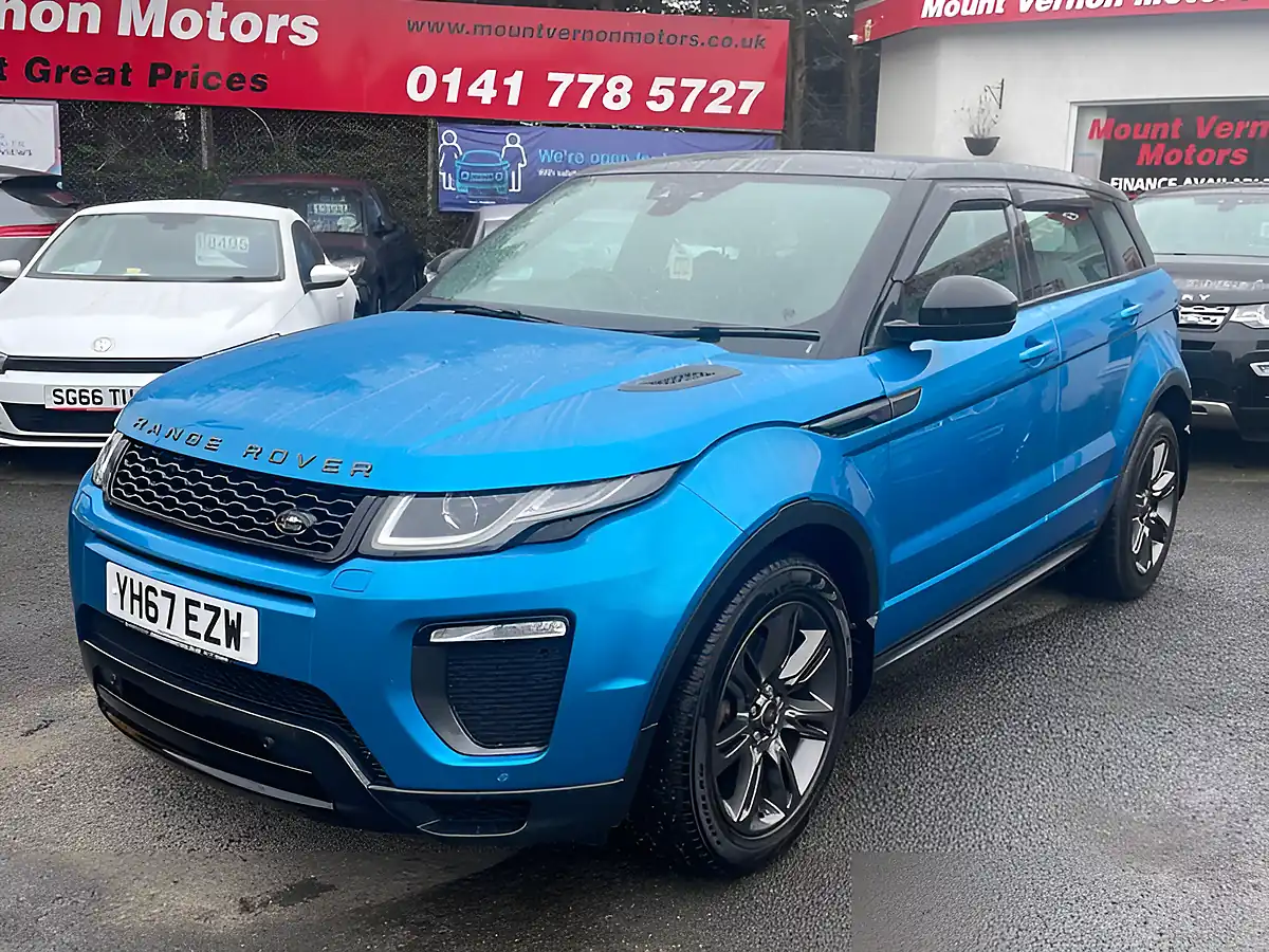 Used 2017 Land Rover Range Rover Evoque Landmark Blue - Interior and Exterior details 2