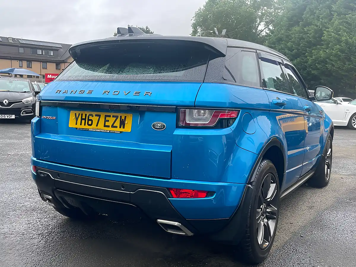 Used 2017 Land Rover Range Rover Evoque Landmark Blue - Interior and Exterior details 8
