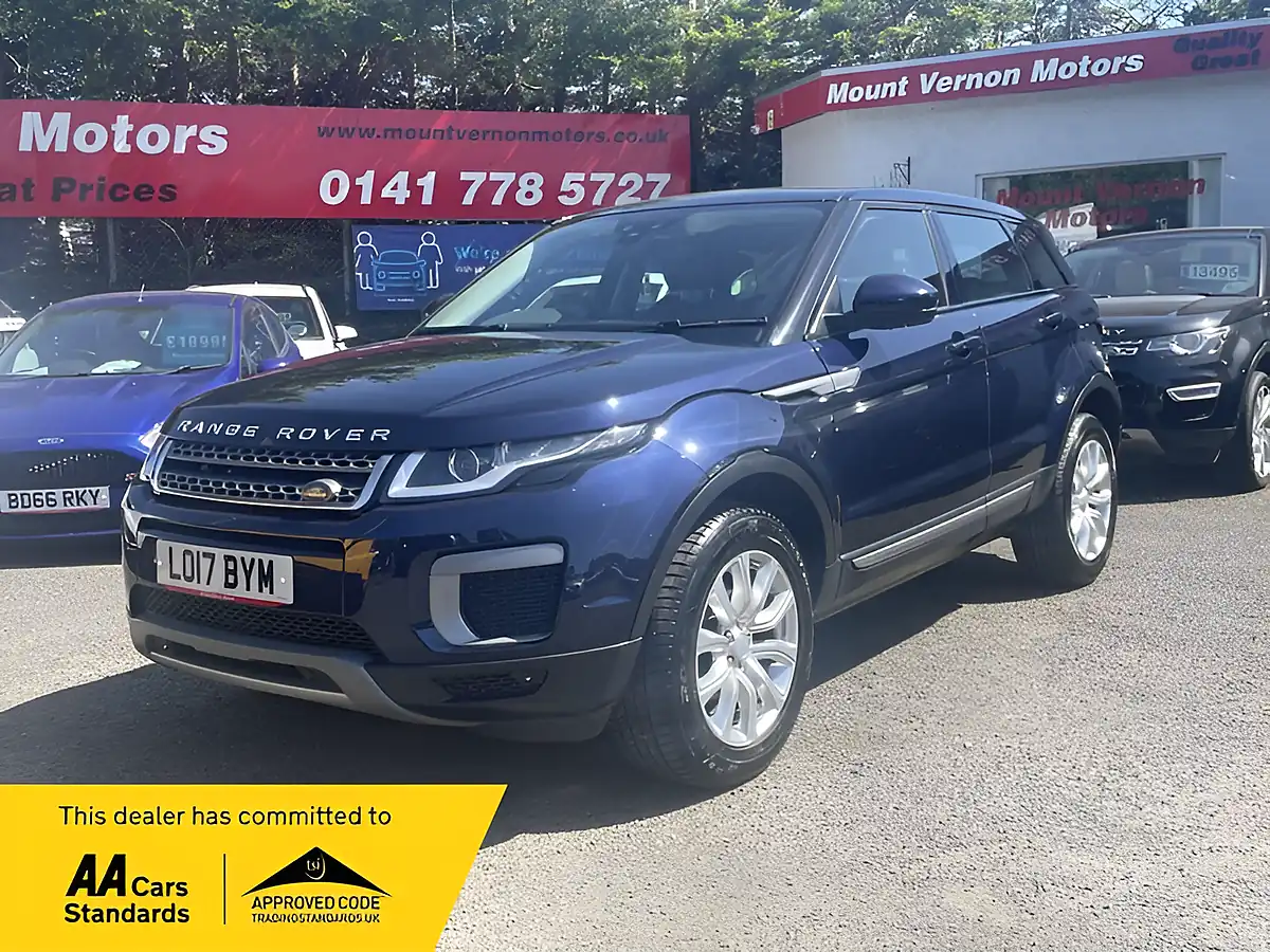 Used 2017 Land Rover Range Rover Evoque Se Blue - Front View