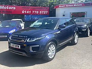 Used 2017 Land Rover Range Rover Evoque Se Blue - Interior and Exterior details 4