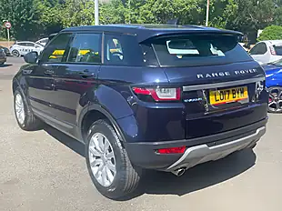 Used 2017 Land Rover Range Rover Evoque Se Blue - Interior and Exterior details 6