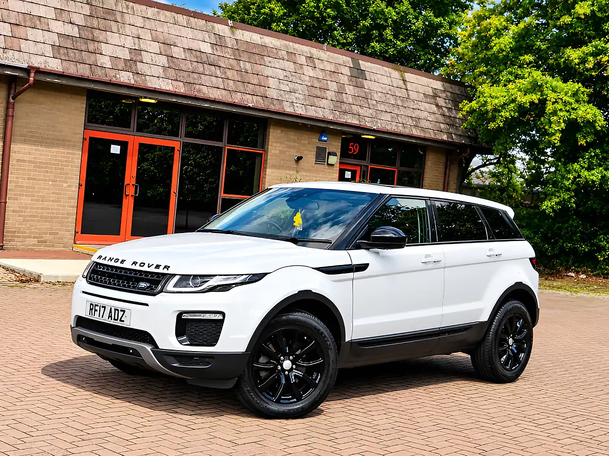 Used 2017 Land Rover Range Rover Evoque Se Tech Fuji/Polaris White - Interior and Exterior details 7