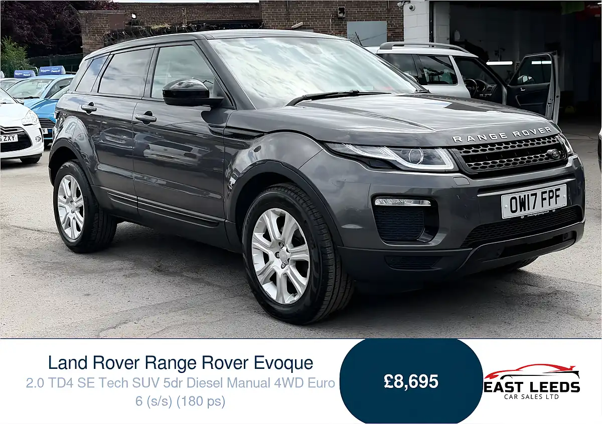 Used 2017 Land Rover Range Rover Evoque Se Tech Grey - Front View