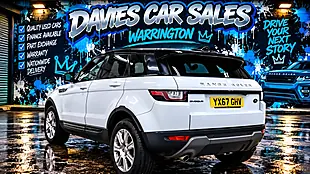 Used 2017 Land Rover Range Rover Evoque Se Tech Pure White - Interior and Exterior details 3