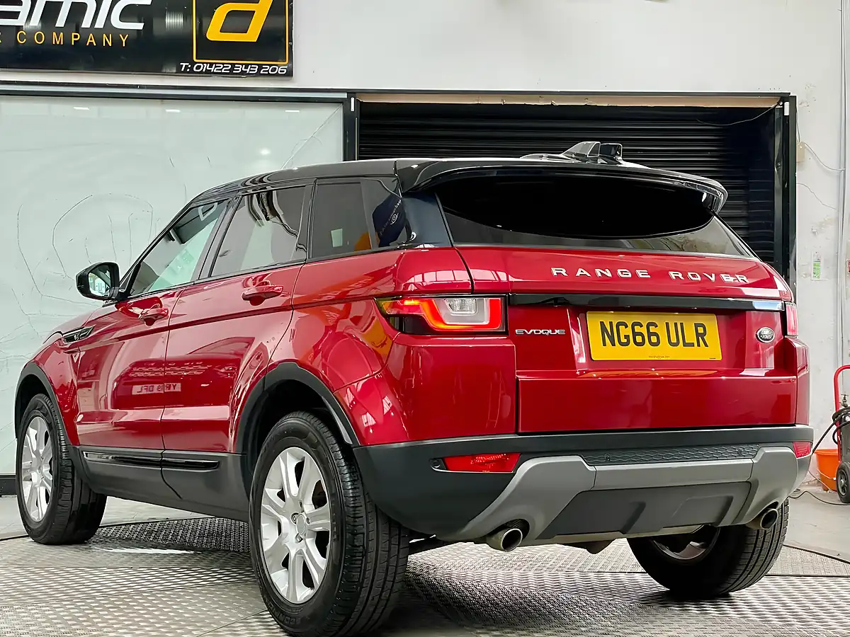 Used 2017 Land Rover Range Rover Evoque Se Tech Red - Interior and Exterior details 5