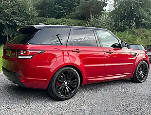 Used 2017 Land Rover Range Rover Sport Hse Dynamic Firenze Red - Interior and Exterior details 3